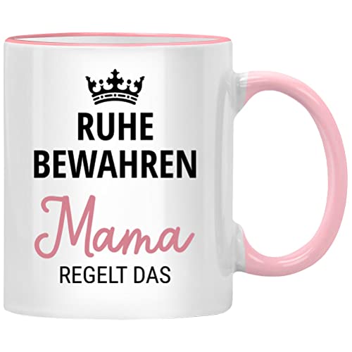 Ruhe bewahren die Mama regelt das Tasse Geschenk für beste Mutter, Geburtstagsgeschenk, schwanger, Schwangerschaft, Lieblingskollegin Kollegin von Seness