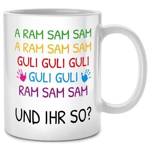 Seness aramsamsam a ram sam sam Tasse, Abschiedsgeschenk Erzieherin, Geschenke für Erzieherinnen, Kollegin Abschied, Dankeschön Kindergarten Kita Erzieher, Danke beste Tagesmutter, Kaffeetasse von Seness