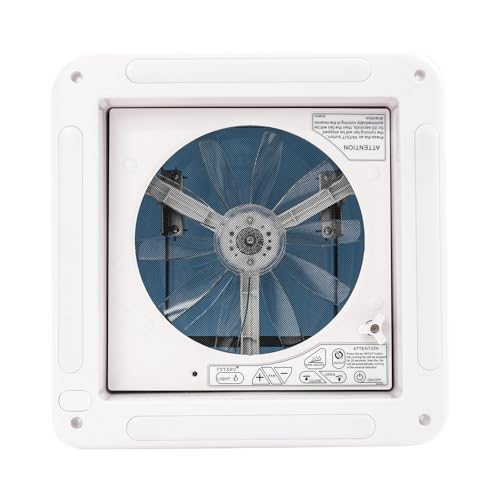 Sengfwin Dachluke Wohnwagen Dachfenster RV Dachventilator, mit Fernbedienung, Temperatursensoren, Automatischer Regensensor und Fahrsensoren ausgestattet, für Wohnwagen Lkw Van, 12V, 36 x 36CM Sengfwin Dachluke Wohnwagen Dachfenster RV Dachventilator, mit Fernbedienung, Temperatursensoren, Automatischer Regensensor und Fahrsensoren ausgestattet, für Wohnwagen Lkw Van, 12V, 36 x 36CM von Sengfwin
