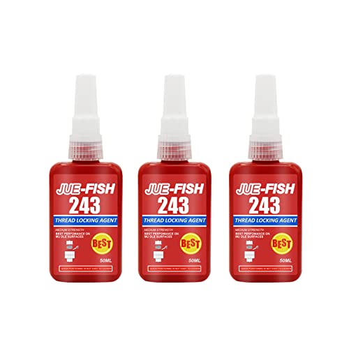 Blue Threadlocker, 243 Screw Sealant Threadlocker For M2-M12 Screw, Thread Lock, 50ml Medium Strength Thread-locker Blue, Heavy Duty Threadlocker, Screw Glue Anaerobic Adhesive Sealing Blue Threadlocker, 243 Screw Sealant Threadlocker For M2-M12 Screw, Thread Lock, 50ml Medium Strength Thread-locker Blue, Heavy Duty Threadlocker, Screw Glue Anaerobic Adhesive Sealing von SenhE