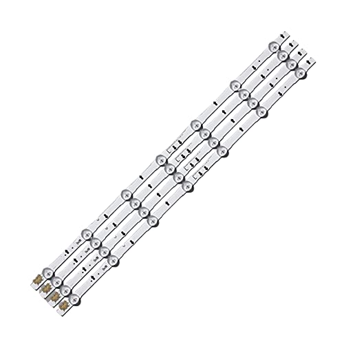 SenhE 4 Stück LED Array Bars passend for Samsung UE32J5500AK UE32J5500AU UE32J5500AW 32 Zoll TV Hintergrundbeleuchtung LED Streifen Licht Matrix Lampen Bänder von SenhE
