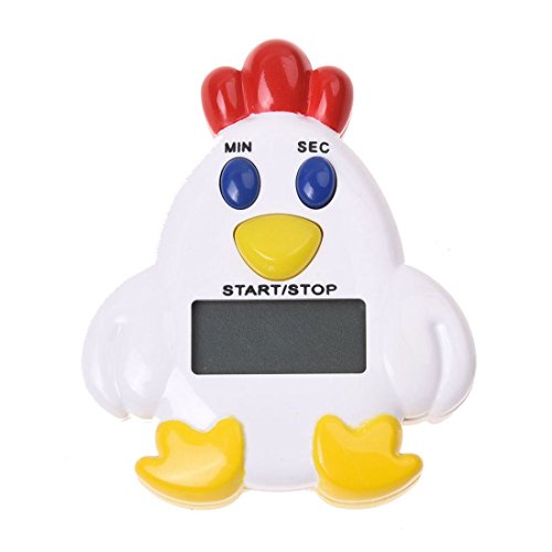 Senmubery R Kueche LCD Digital 99 Minute 59 Sekunde Countdown Clip Huhn Alarm Timer Tool von Senmubery