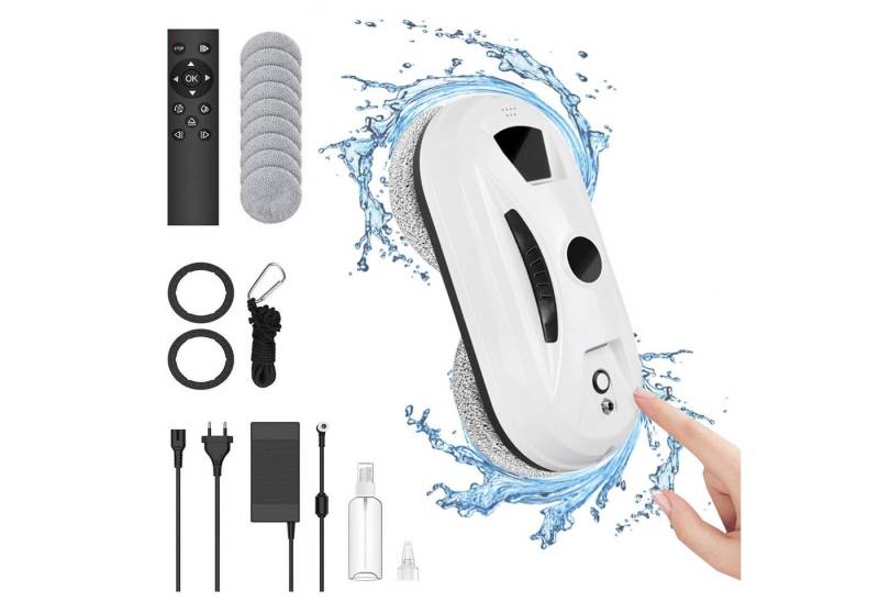 Senmudi Fensterputzroboter Fensterputzroboter,5000PA Elektrischer Fensterputzer mit Fernbedienung, Intelligentes Kantenerkennungssystem,Für Innen& Außenfenster Senmudi Fensterputzroboter Fensterputzroboter,5000PA Elektrischer Fensterputzer mit Fernbedienung, Intelligentes Kantenerkennungssystem,Für Innen& Außenfenster von Senmudi