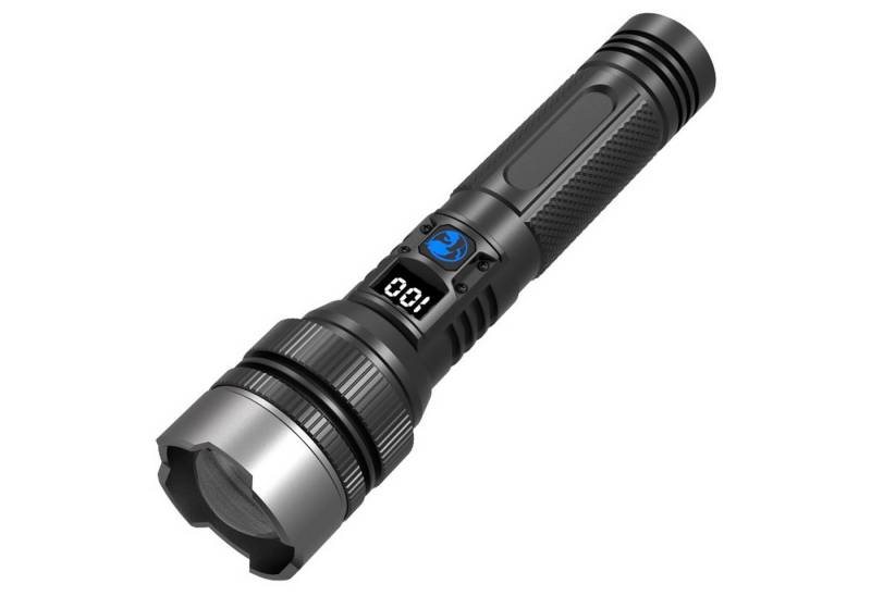 Senmudi LED Taschenlampe Taschenlampe Led Aufladbar, Zoombare 600 Lumen Mini Torch (mit 3 Lichtmodi & Langer Betriebsdauer,Wasserdicht Taktische Handlampe, Leichte, praktische LED-Taschenlampe), Wasserdicht Flashlight for Outdoor Notfälle von Senmudi