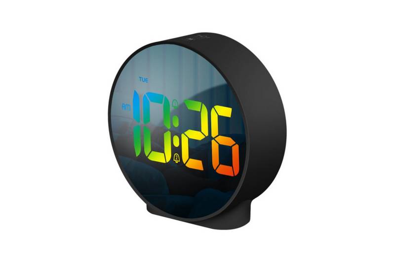Senmudi Wecker Wecker Kinder, LED Kinderwecker, Helligkeit Einstellbar,Wecker Digital USB Ladeanschluss,Netzbetrieben,Wecker mit Licht,5 Modi,Snooze-Modus von Senmudi