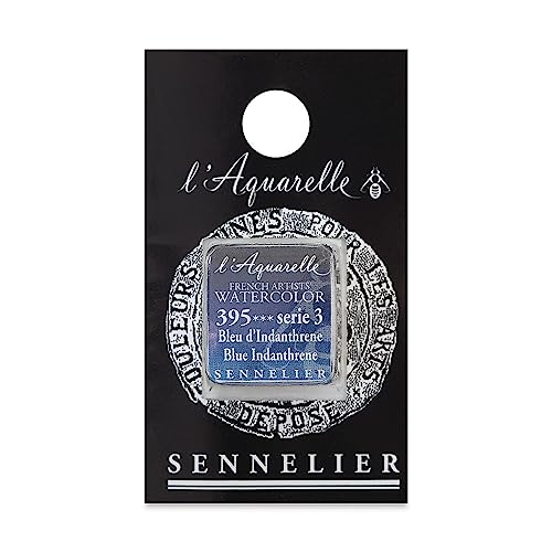 SENNELIER Französische Künstler-Aquarell, halbe Pfanne, blaues Indanthren S3 von Sennelier