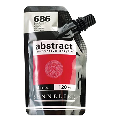 Sennelier : Abstract Acrylic Paint : 120ml : Satin : Primary Red von Sennelier