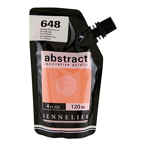 Sennelier Abstract Acrylic 120ml, Fluorescent Orange von Sennelier