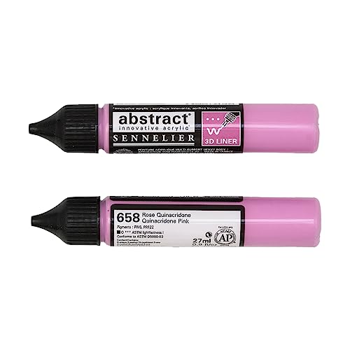 Sennelier Abstract Acrylic Liner, 27ml, Quinacridone Pink, (10-121301-658) von Sennelier