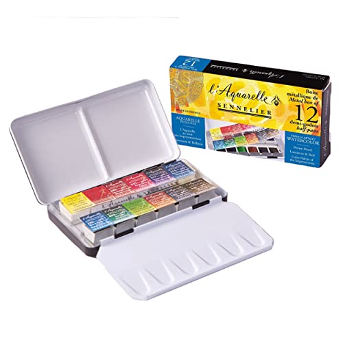 Sennelier Aquarell Zinn Metallic 12-teilig Pocket Set Sennelier Aquarell Zinn Metallic 12-teilig Pocket Set von Sennelier
