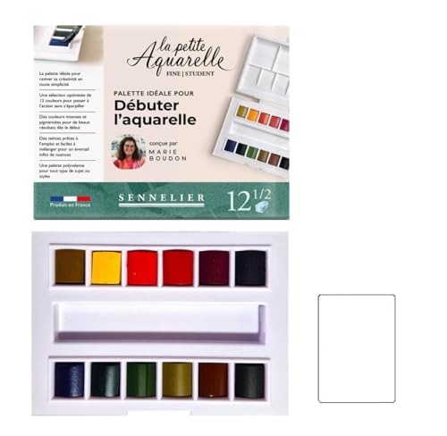 Sennelier Aquarellmalerei-Set Marie Boudon 12 halbe Nägel + 1 Karte Sennelier Aquarellmalerei-Set Marie Boudon 12 halbe Nägel + 1 Karte von Sennelier