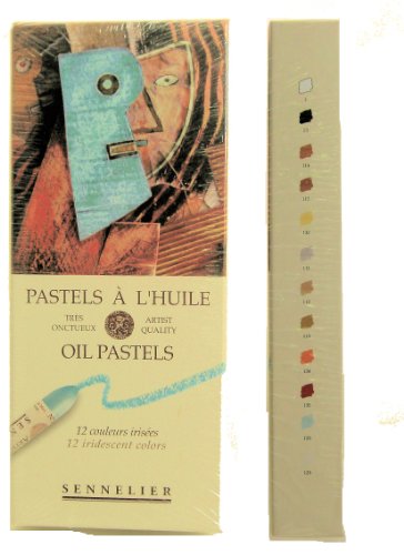 Sennelier Artists Oil Pastels - Set of 12 x Iridescent von Sennelier