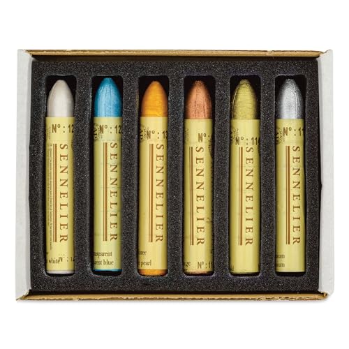 Sennelier Artists Oil Pastels - Set of 6 x Iridescent von Sennelier