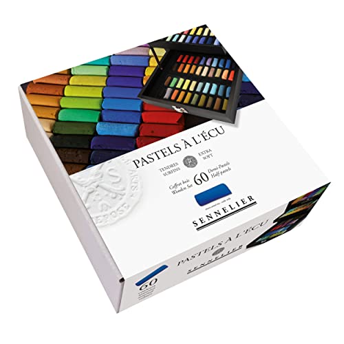 SENNELIER Extraweiches Pastell-Halbstäbchen-Set, 60 Stück (1 Stück), mehrfarbig von Sennelier