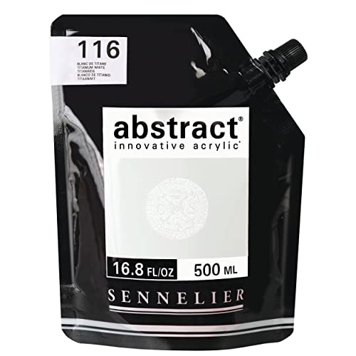 Sennelier Farbe Abstrakt SENNE Titan.Whit, Titanweiß, 500 ml (1 Stück) von Sennelier