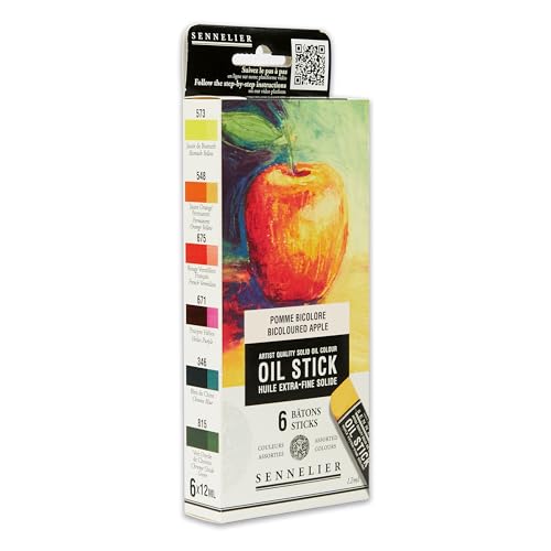 Sennelier Set mit 6 Mini Oil Sticks - Stillleben - N130116.03 von Sennelier