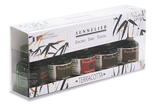 Sennelier Tuscheset - Erdfarben - 5 x 30 ml von Sennelier