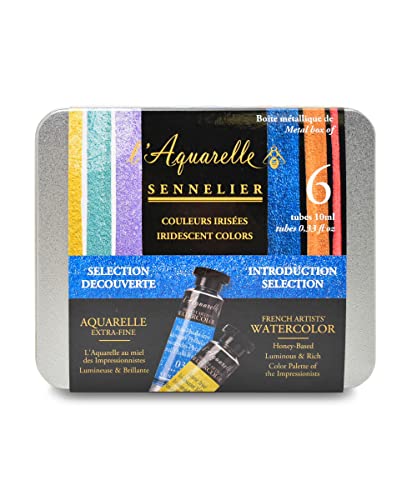 Sennelier l'Aquarelle Irisierende Farben Introduction Selection 6 Tuben á 10ml Sennelier l'Aquarelle Irisierende Farben Introduction Selection 6 Tuben á 10ml von Sennelier