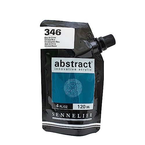 Sulier 345 Farbe Acryl Abstract 120 ml blau China von Sennelier