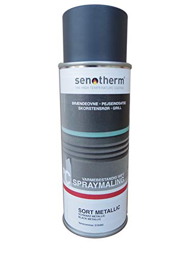 Weilburger Senotherm Lackspray Schwarz Metallic 400 ml Ofen Rohr Rauchrohr von Senotherm