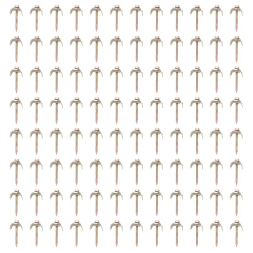 100Pcs Fence Nails 4.9cm Compact Easy Installation Steel Wire Fencing Nails Screws for Field Garden Farm 100Pcs Fence Nails 4.9cm Compact Easy Installation Steel Wire Fencing Nails Screws for Field Garden Farm von Senrusa