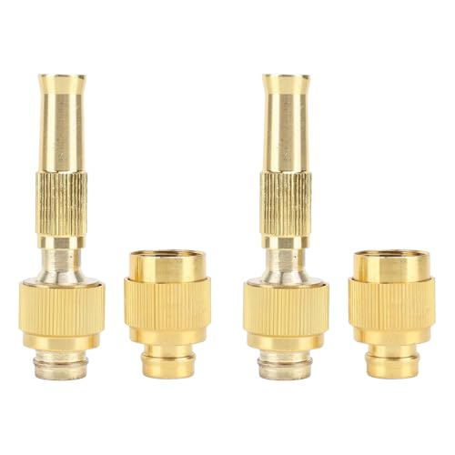 2 Gartenwasserschlauch -Düsen -Sprühgerät 7 gpm 80 psi G1/2 Gewinde Einlass Stecker Hochleistungssteuer für Autowäsche Blumen Bewässerung von Senrusa