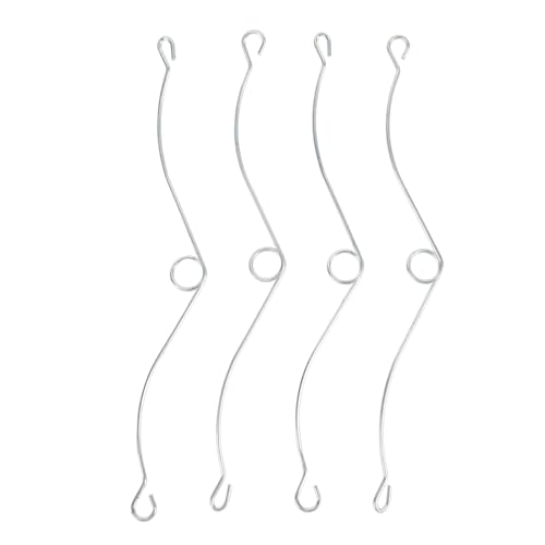 4 Pcs Grille Spring Clip Iron Long Lasting High Hardness Bathroom Fan Cover Springs Clips for Vent Fan Cover von Senrusa