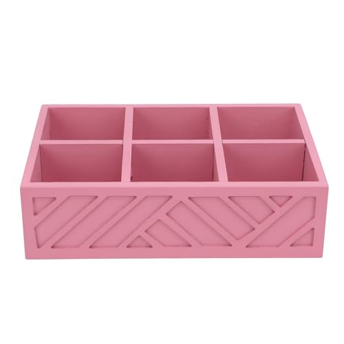 Coffee Station Organizer with Small Dividers Wooden Coffee Bar Accessories Storage Box for Countertop Decor Pink Coffee Station Organizer with Small Dividers Wooden Coffee Bar Accessories Storage Box for Countertop Decor Pink von Senrusa