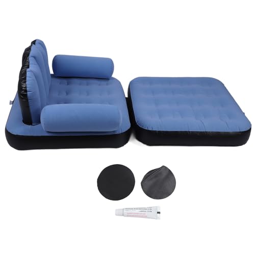 Dual Zweck aufblasbarer Sofa -Stuhl Multifunktionsklappes aufblasbares Sofa und aufblasbare Stuhl für Innen im Freien (Blue) von Senrusa