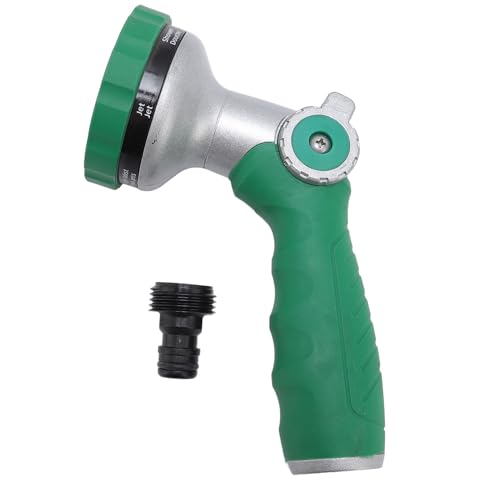 Gartenschlauchdüse 6 Muster Schlupf Ergonomischer Griff Hochdruck Wasserschlauchsprühgerät zum Waschen von Autosgüchen Blumen von Senrusa