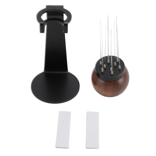 Nadelkaffee -Rührer mit Ständer Edelstahl Nadel Walnuss Griff professioneller Nadelkaffee -Händler für Kaffeeherstellung Nadelkaffee -Rührer mit Ständer Edelstahl Nadel Walnuss Griff professioneller Nadelkaffee -Händler für Kaffeeherstellung von Senrusa