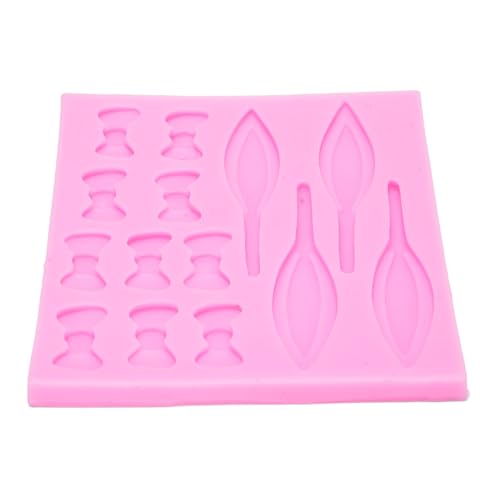 Silicone Fondant Moulding Bow and Rabbit Ear Pattern Reusable Silicone Fondant Tray for Cake Decoration von Senrusa