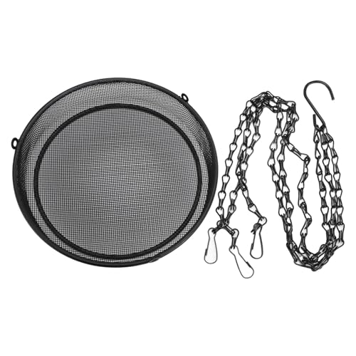 Vogelfutterlösche große Kapazität Pulverbeschichteter fein Metallnetz -Vogel -Feeder -Hangschale für Garten Yard Outdoor von Senrusa