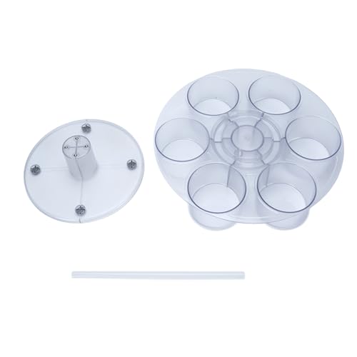 Wasserflaschen Organizer 360 Grad Rotatable Plastik Anti -Schlupf -Becher -Lagerhalterregal für Wasserflaschen mit Griff Wasserflaschen Organizer 360 Grad Rotatable Plastik Anti -Schlupf -Becher -Lagerhalterregal für Wasserflaschen mit Griff von Senrusa