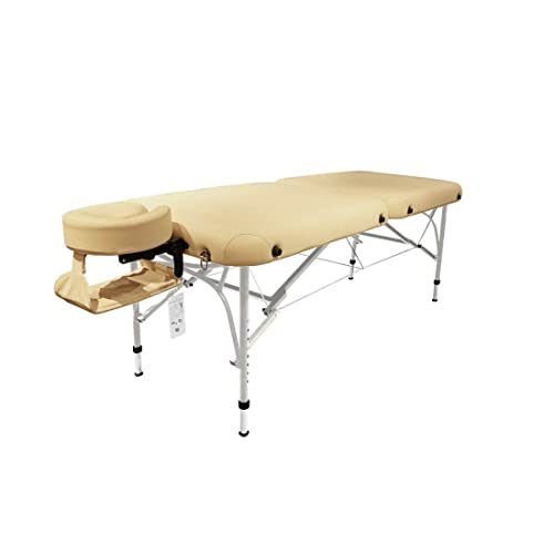 Sens Original - Klappbarer Massagetisch, Aluminium, 76 cm, Struktur aus Aluminium, Beige von Sens Original