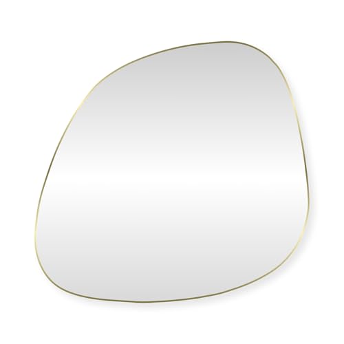 SensaHome Alaric Wandspiegel – Organischer Spiegel – Asymmetrisches Design – 70x70 cm – Gold SensaHome Alaric Wandspiegel – Organischer Spiegel – Asymmetrisches Design – 70x70 cm – Gold von SensaHome