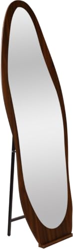 SensaHome Asymmetrischer Standspiegel – Holzrahmen – 160 x 55 cm – Braun SensaHome Asymmetrischer Standspiegel – Holzrahmen – 160 x 55 cm – Braun von SensaHome