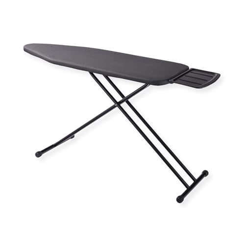 SensaHome Bügelbrett – Klappbarer Bügeltisch mit Dampfgerätehalterung – 125×45cm – Denim Black von SensaHome