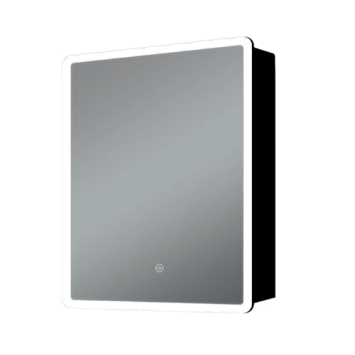 SensaHome Spiegelschrank mit LED-Beleuchtung – Badezimmerschrank – 3 Farben LED – 40 x 60 cm von SensaHome