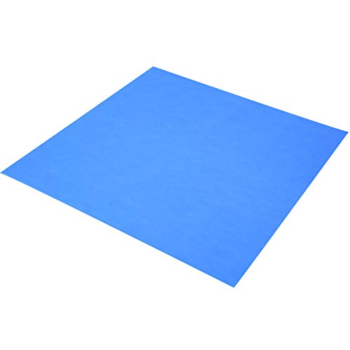 Sensalux Mitteltischdecke aus stoffähnlichem Vlies, Standard 100 by Oeko-TEX®, 1m x 1m, Hellblau von Sensalux