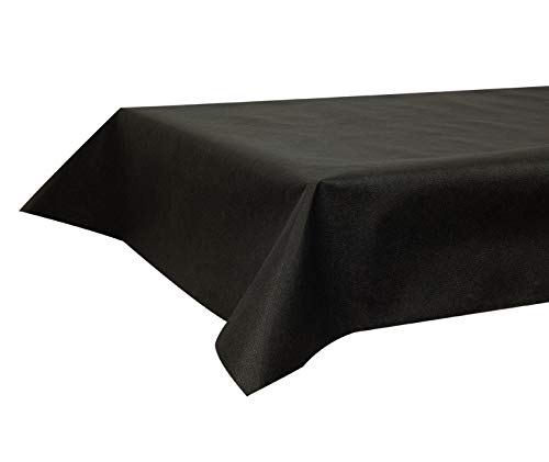 Sensalux Nature Tischdeckenrolle, Tischtuch, CO²-neutrale Produktion, Ihr grüner Fußabdruck - 1,18m x 25m Kohleschwarz von Sensalux