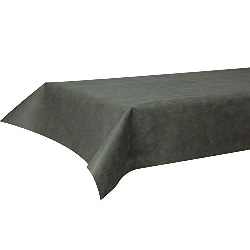 Sensalux Nature Tischdeckenrolle, Tischtuch, CO²-neutrale Produktion, Ihr grüner Fußabdruck - 1,18m x 25m Schiefergrau von Sensalux