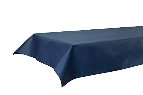 Sensalux Nature Tischdeckenrolle, Tischtuch, Vlies, CO²-neutrale Produktion, Ihr grüner Fußabdruck - 1m x 25m Meeresblau von Sensalux