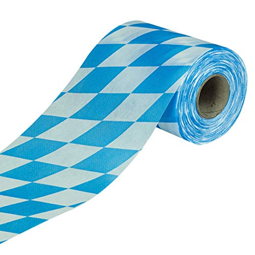 Sensalux Nature Tischläufer, Tischband, Vlies, CO²-neutrale Produktion, Ihr grüner Fußabdruck - 0,15m x 25m Wiesn-Muster von Sensalux