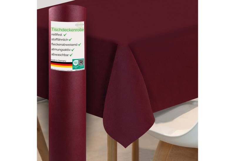 Sensalux Tischdecke Sensalux Tischdeckenrolle, 1,18m x 10m Bordeaux von Sensalux