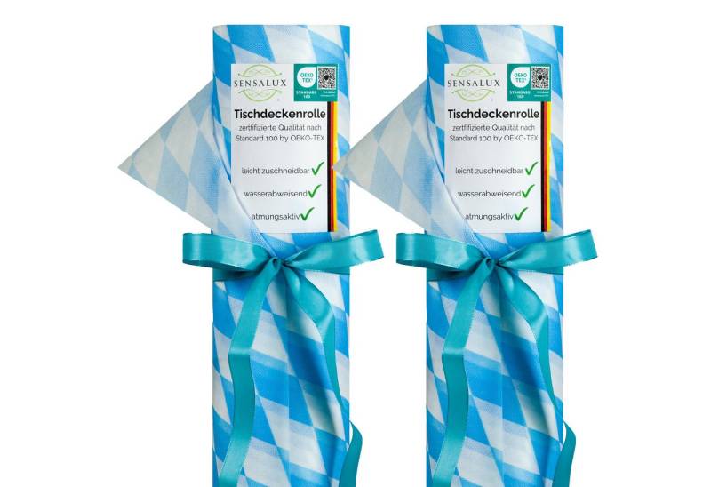 Sensalux Tischdecke Sensalux Tischdeckenrollen-Set, 2 Stück, 1,18m x 10m Bayern - Bavaria von Sensalux