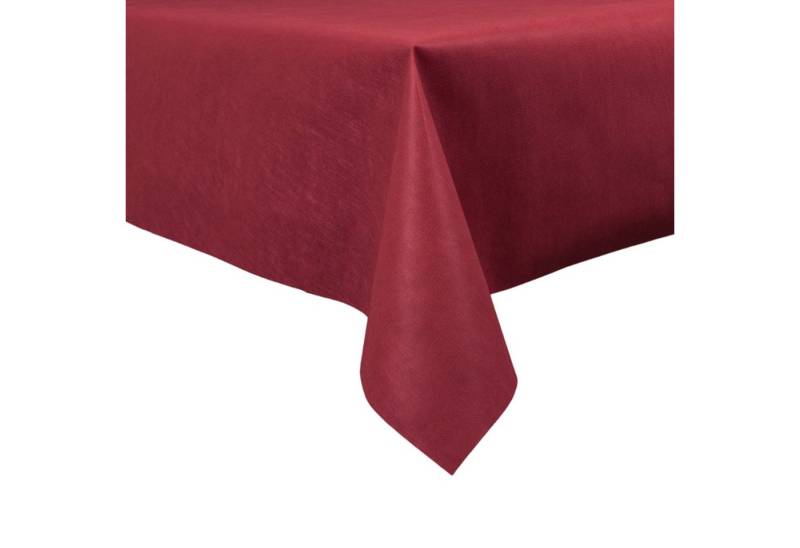 Sensalux Tischdecke Tischdecke aus stoffähnlichem Vlies, 1m x 2,50m Bordeaux von Sensalux