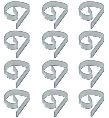 Sensalux Tischklammern, Kunststoff, Tischtuchhalter, Clips, Tischdeckenklemmen, 12 STK., Garten, Party, Indoor, Outdoor Sensalux Tischklammern, Kunststoff, Tischtuchhalter, Clips, Tischdeckenklemmen, 12 STK., Garten, Party, Indoor, Outdoor von Sensalux