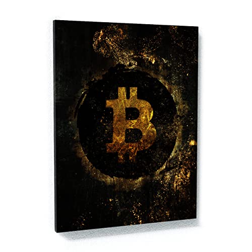 Crypto Leinwandbild von Sense Canvas