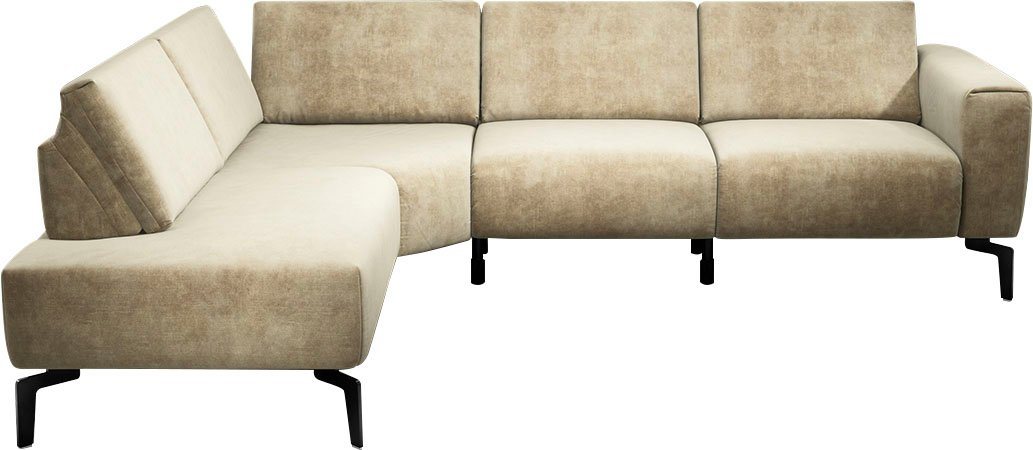 Sensoo Ecksofa Cosy1, 3 Komfortfunktionen (verstellbare Sitzhärte, Sitzposition, Sitzhöhe) von Sensoo